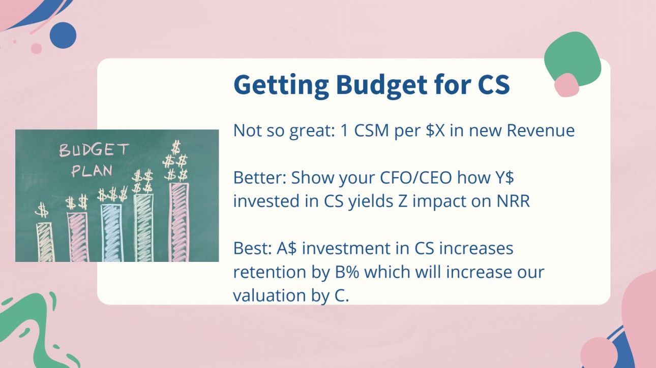 Getting budget for customer success