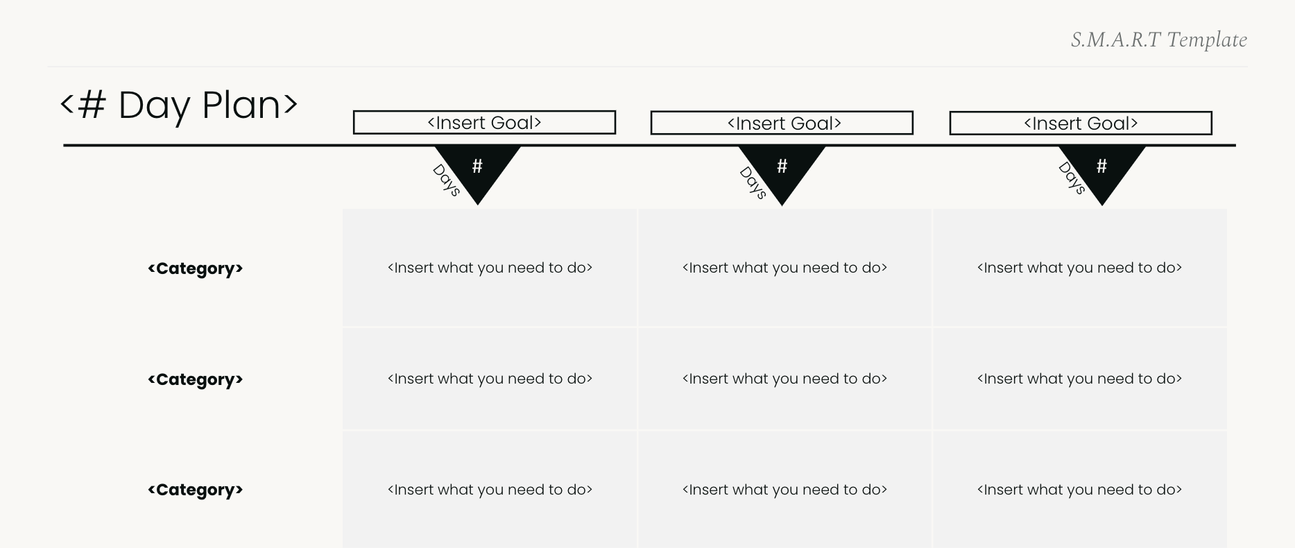 S.M.A.R.T template