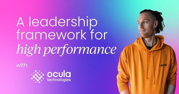 A leadership framework to create a culture of high-performance