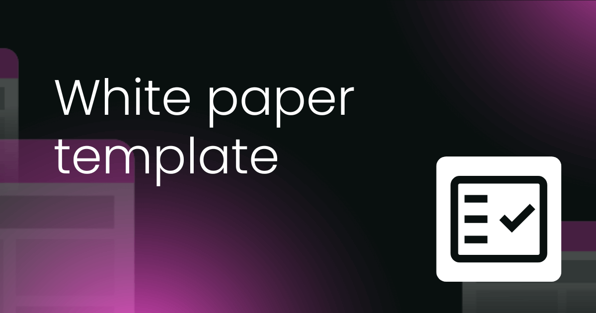 White paper template