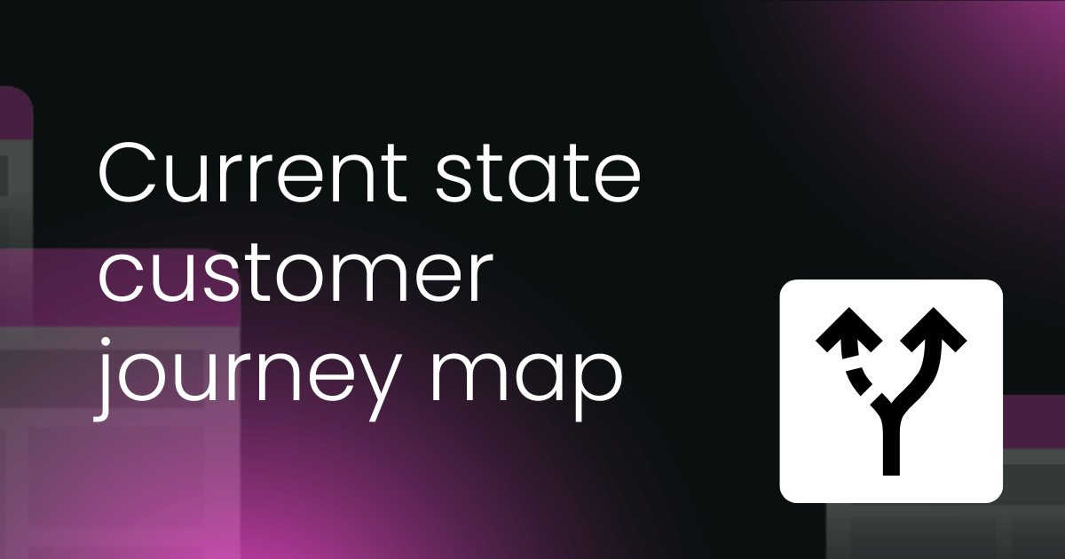 Current state customer journey map